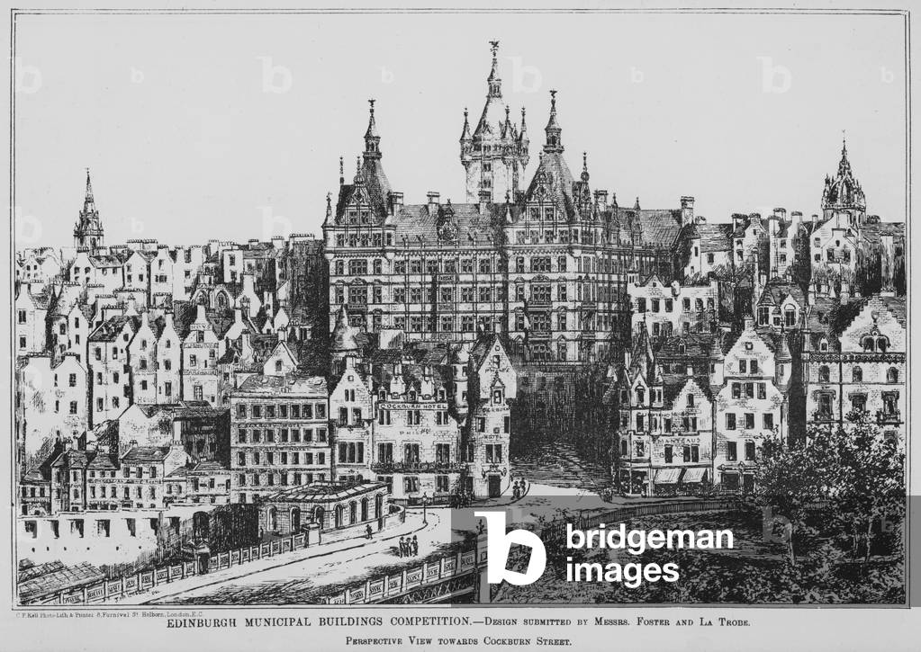 Edinburgh Municipal Buildings Competition (engraving)