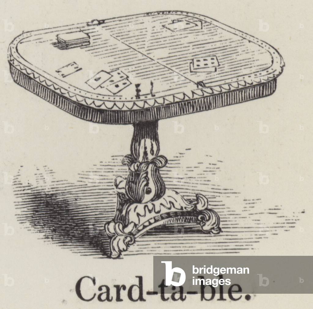 Card table (engraving)