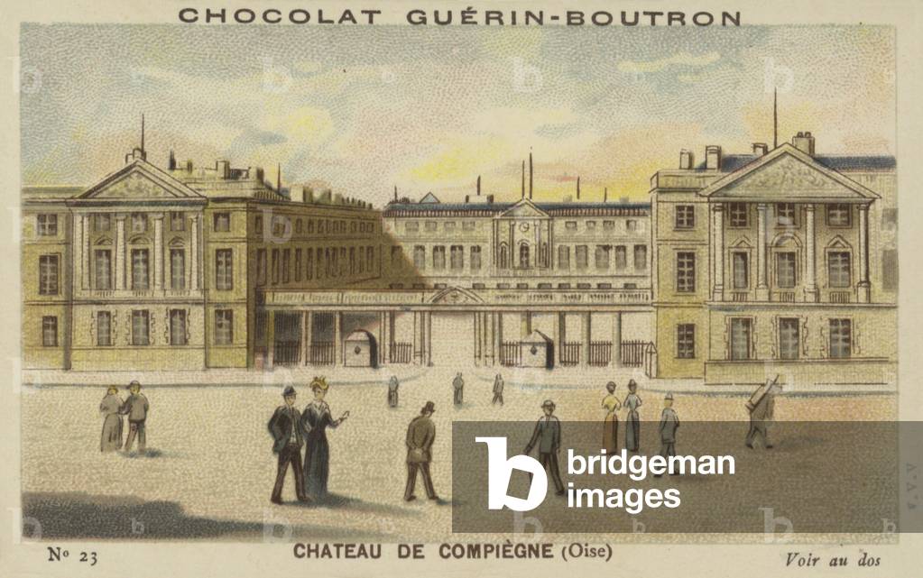 Chateau de Compiegne, Oise (chromolitho)