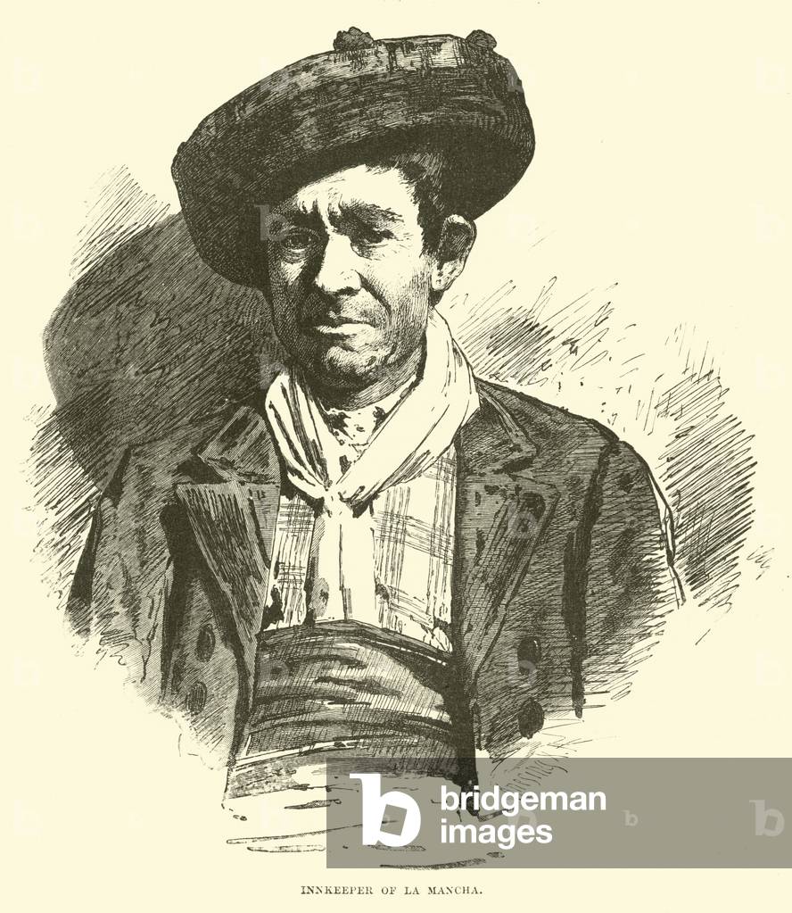 Innkeeper of La Mancha (engraving)