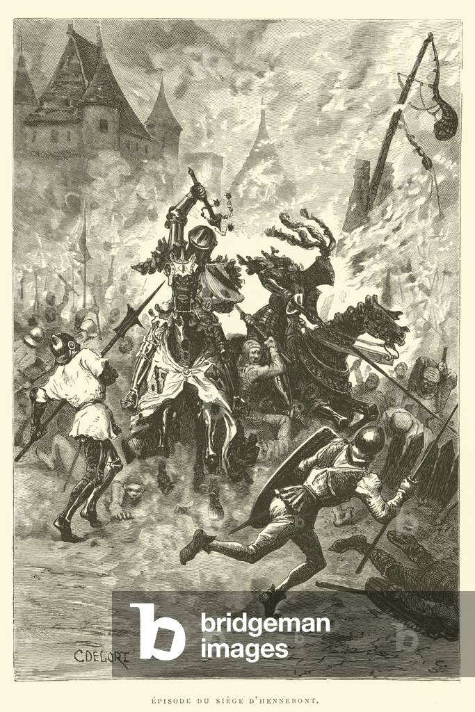 Episode du Siege d'Hennebont (engraving)