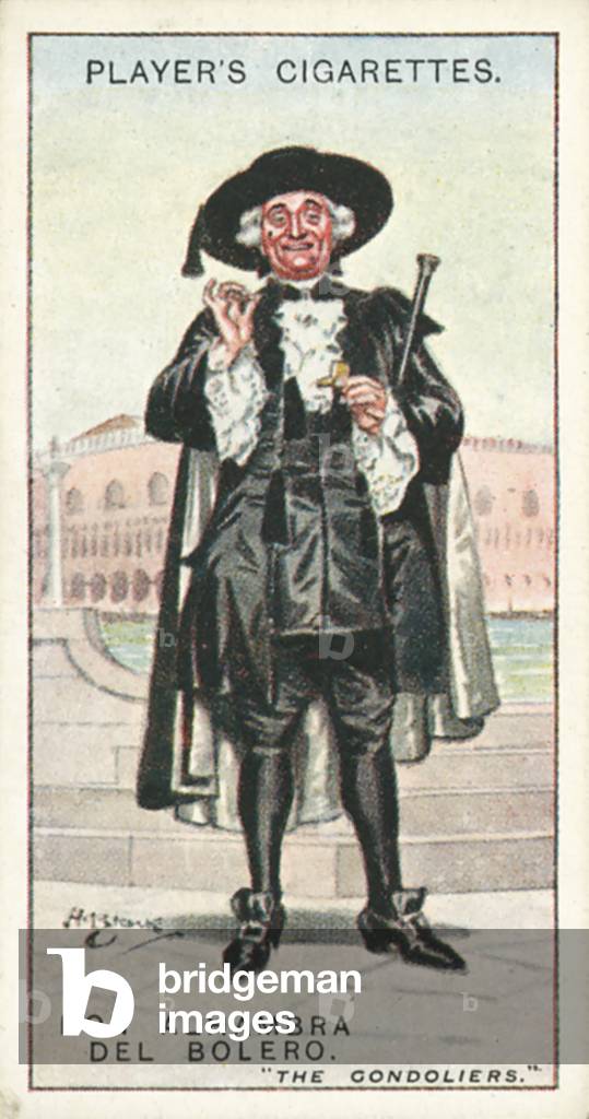 Gilbert and Sullivan, Don Alhambra del Bolero, The Gondoliers (colour litho)