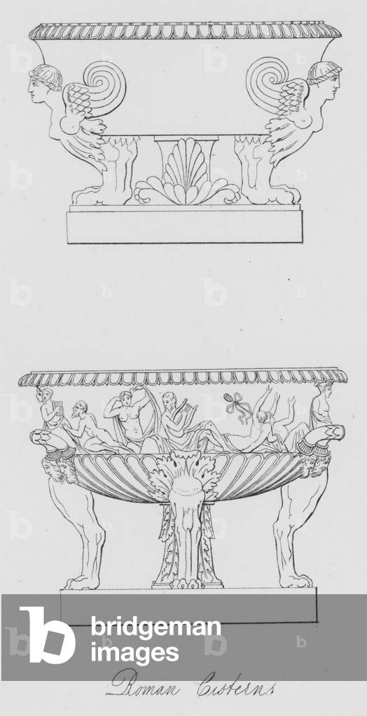 Roman Cisterns (engraving)