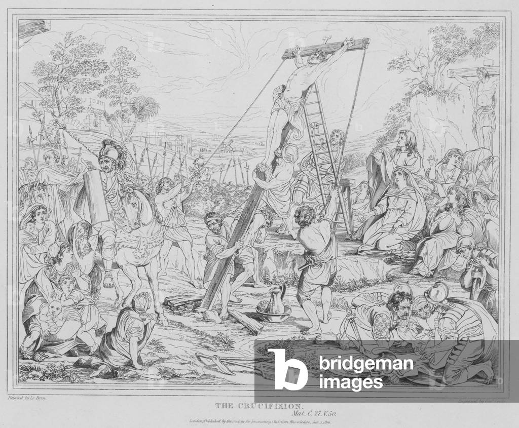 The Crucifixion, Matthew (engraving)
