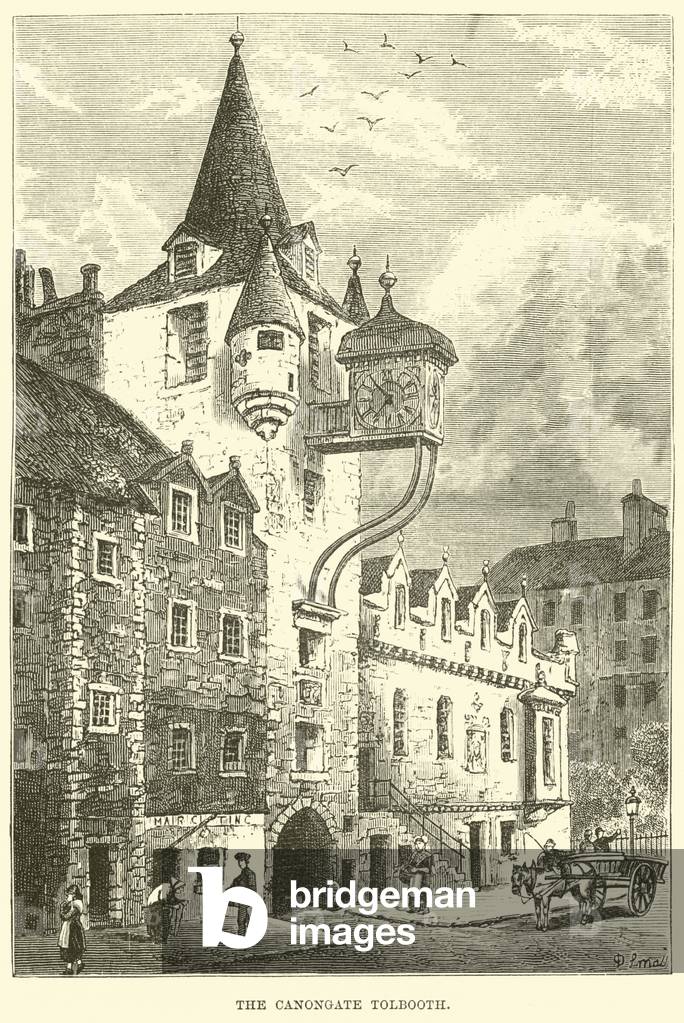The Canongate Tolbooth (engraving)