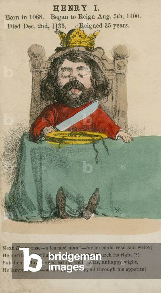 King Henry I (aquatint)