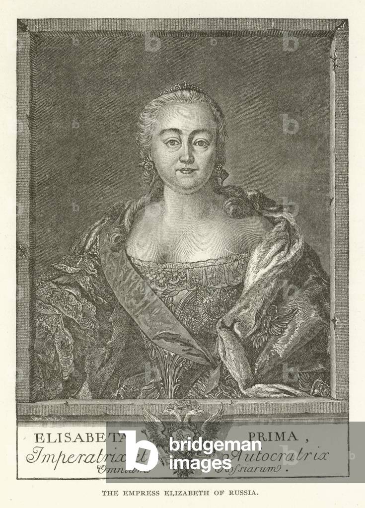 The Empress Elizabeth of Russia (engraving)