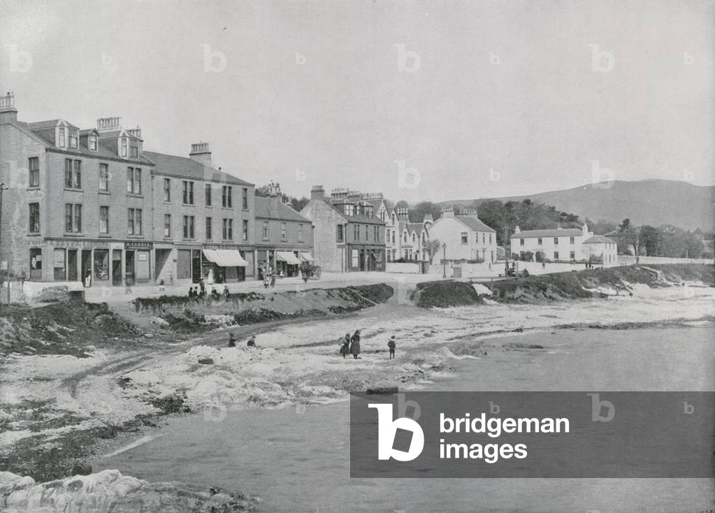 Kirn, from the Landing Stage (b/w photo)