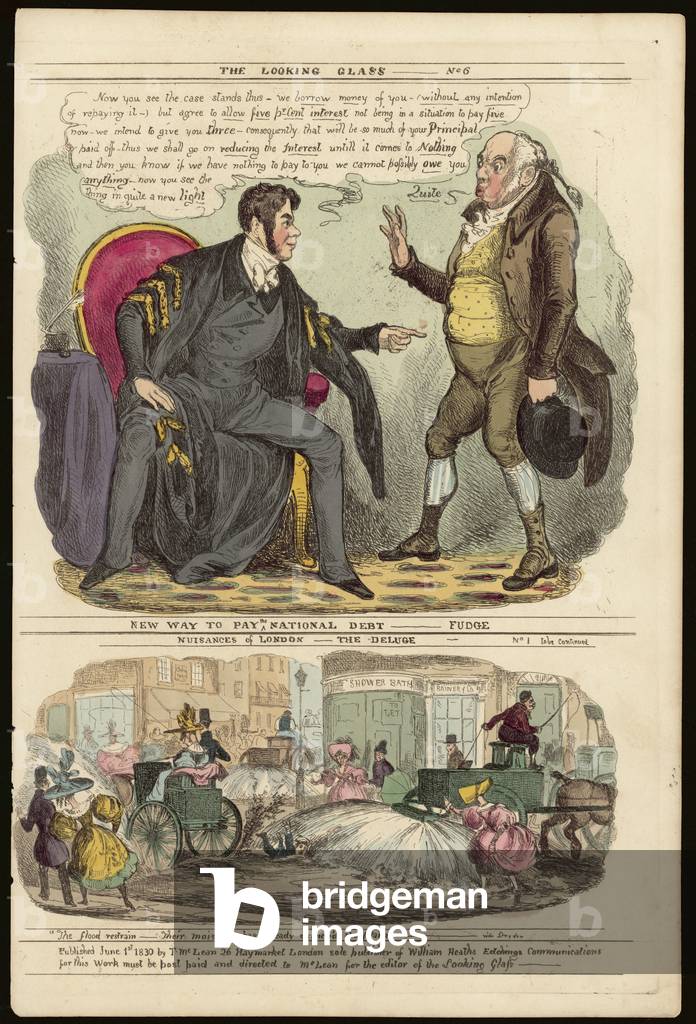 The Looking Glass, 1 June 1830 (colour litho)