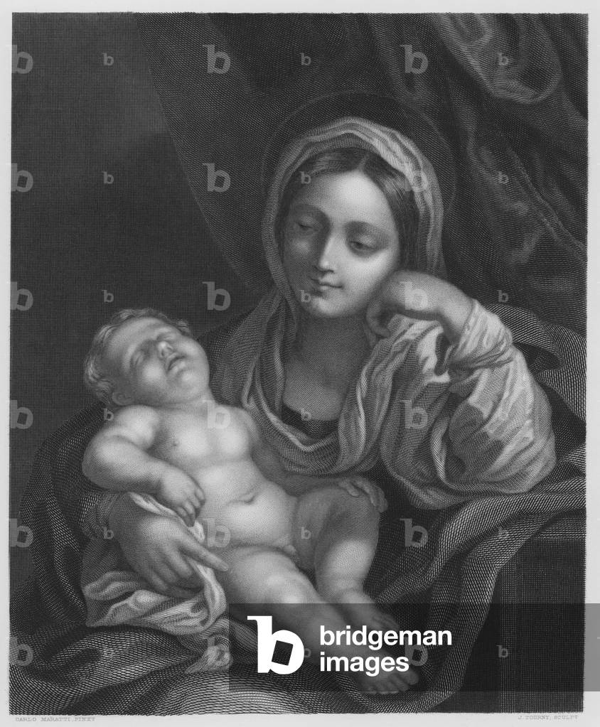 The Virgin and Child, from the picture in the Royal Collection (engraving)