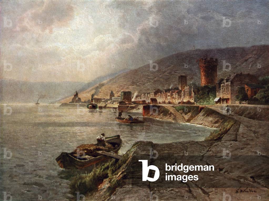 Rudesheim (colour litho)