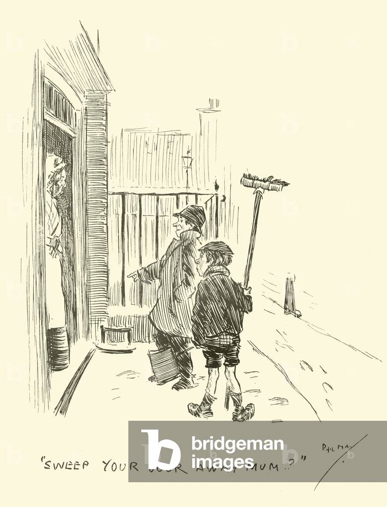 Illustration for Phil May's Gutter-Snipes (lithograph)