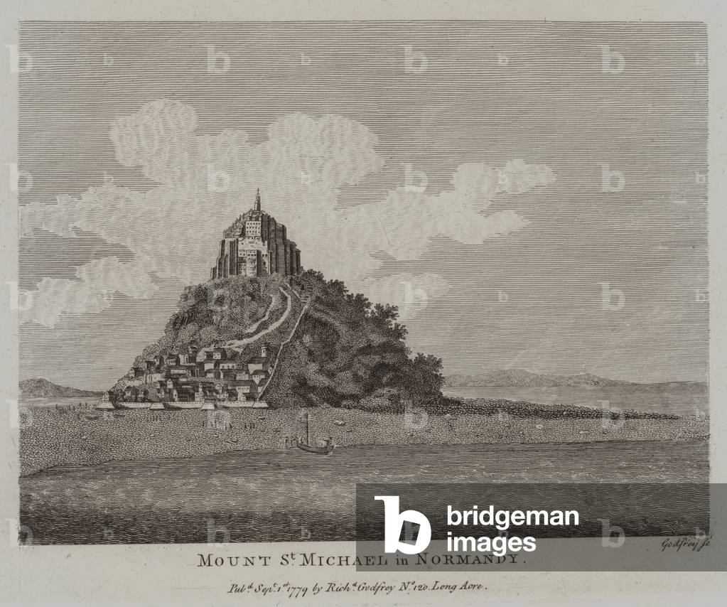 Mount St Michael in Normandy (engraving)