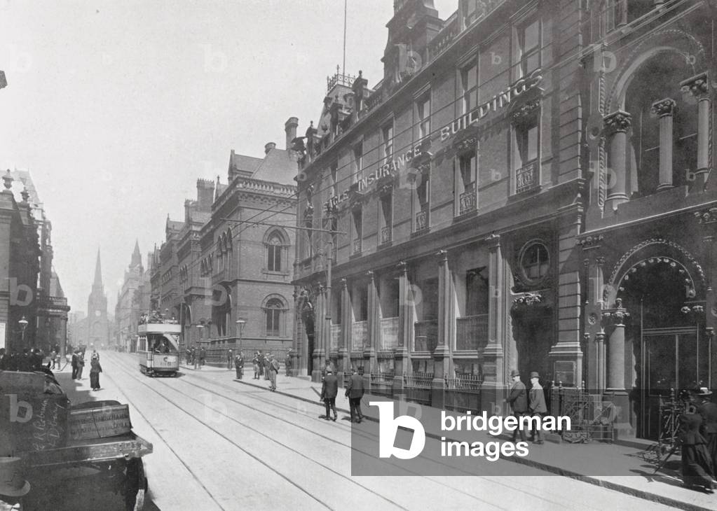 Leeds: Park Row (b/w photo)