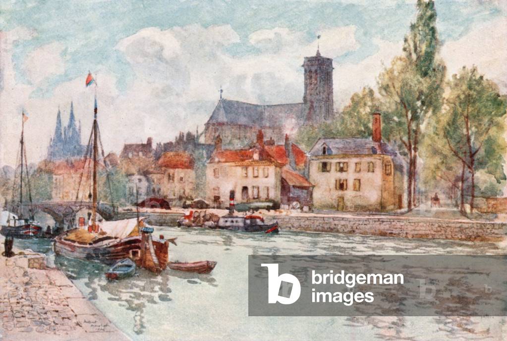 Soissons (colour litho)