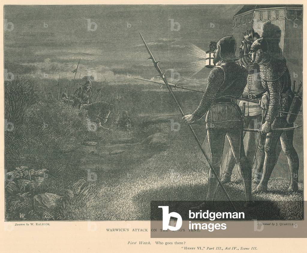 Illustration for King Henry VI, part iii (engraving)