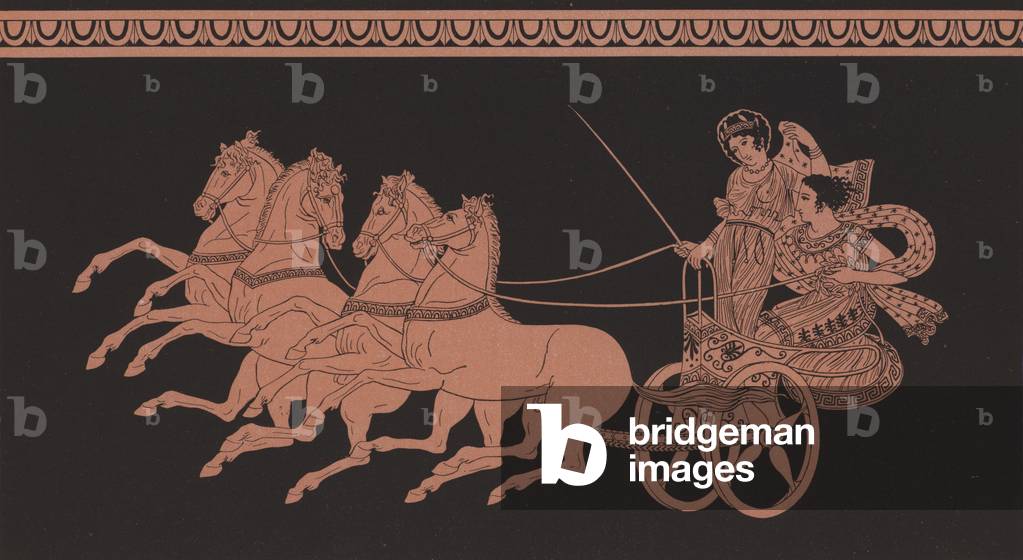 Quadriga (colour litho)
