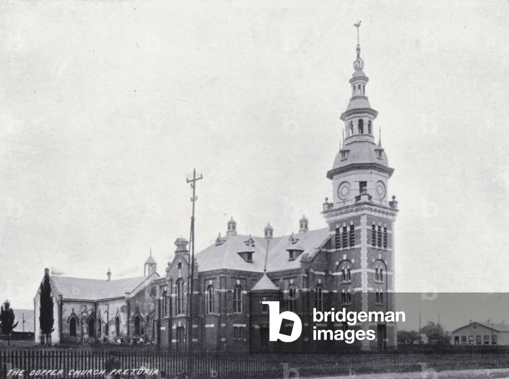 The Dopper Church, Pretoria (b/w photo)