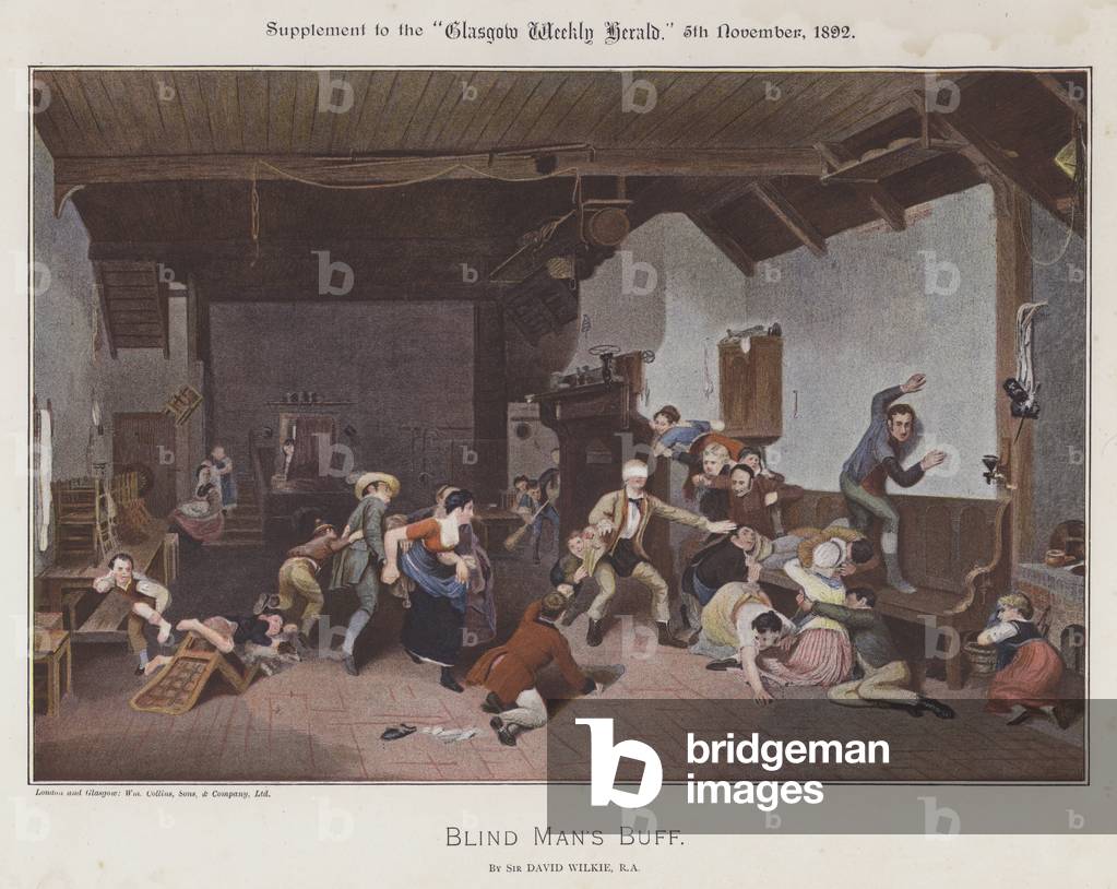 Blind Mans Buff (colour litho)