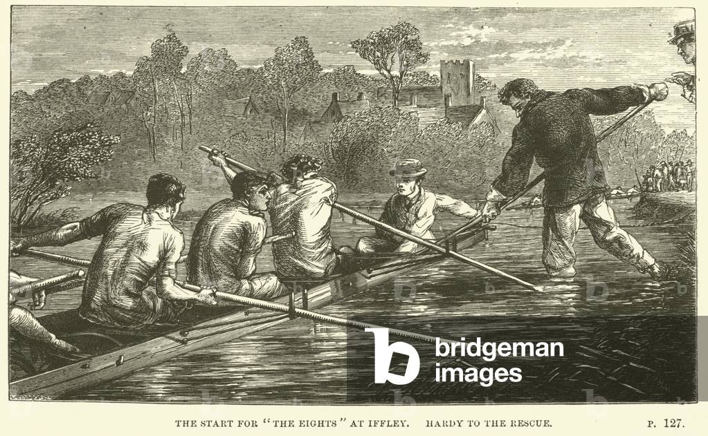 Illustration for Tom Brown at Oxford by Thomas Hughes (engraving)