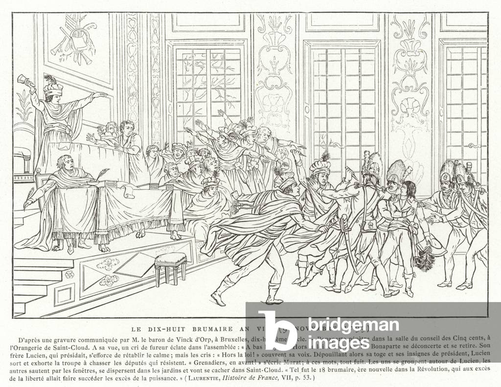 18 Brumaire, Year VIII (9 November 1799) (engraving)