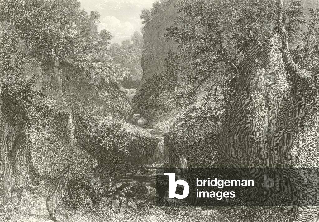 The Middle Fall of Moness (engraving)