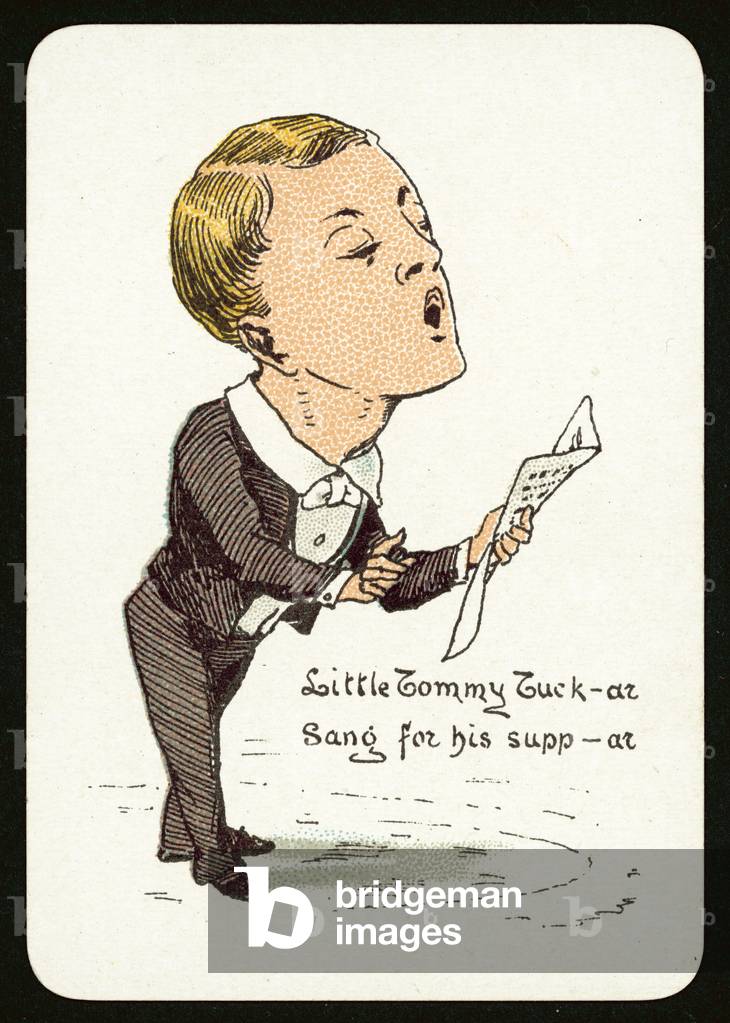 Little Tommy Tuckar Sang For His Suppar (colour litho)