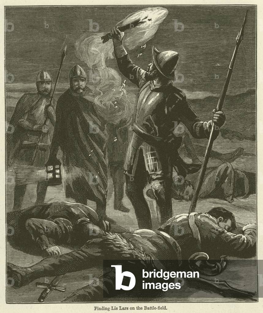 Finding Lis Lars on the Battle-field (engraving)