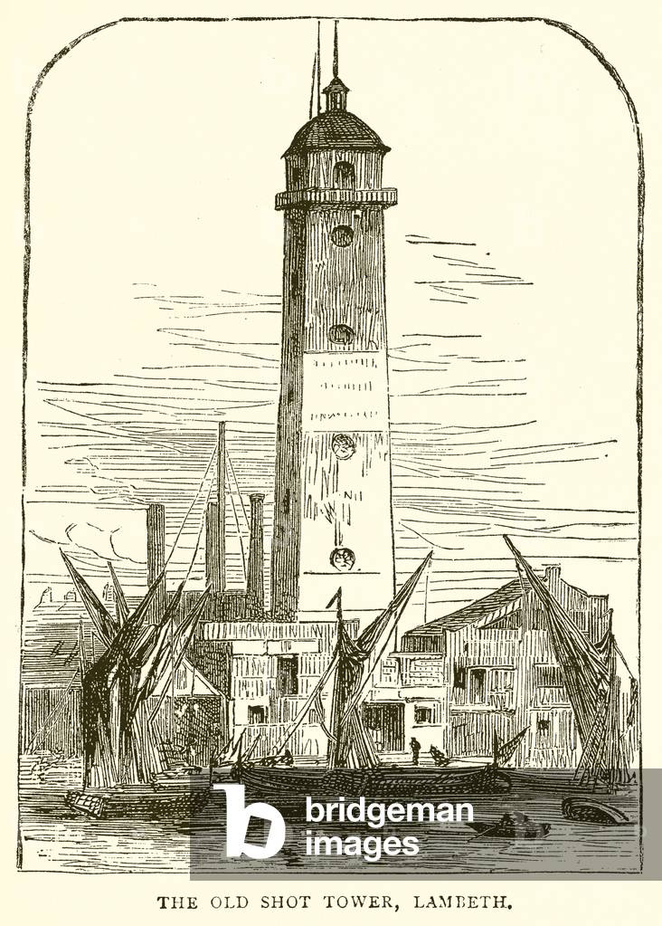 The Old Shot Tower, Lambeth (engraving)