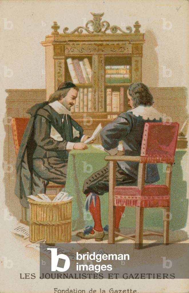 Journalists and gazeteers (chromolitho)