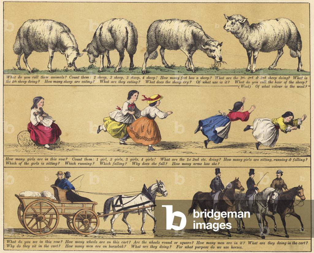 Page from The New Picture Book (colour litho)