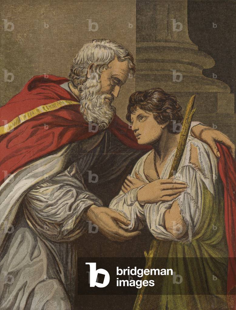 The Prodigal's Return (chromolitho)