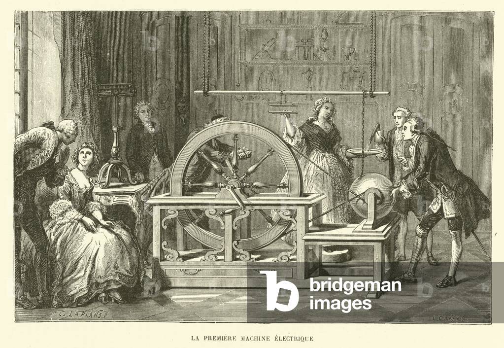 The first electric machine (engraving)