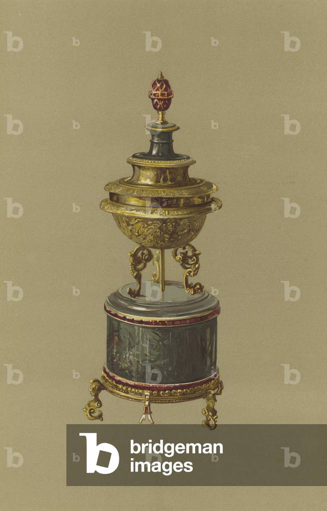 Ciborium or Salt Cellar (chromolitho)