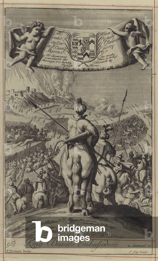 King David's Embassadors (engraving)