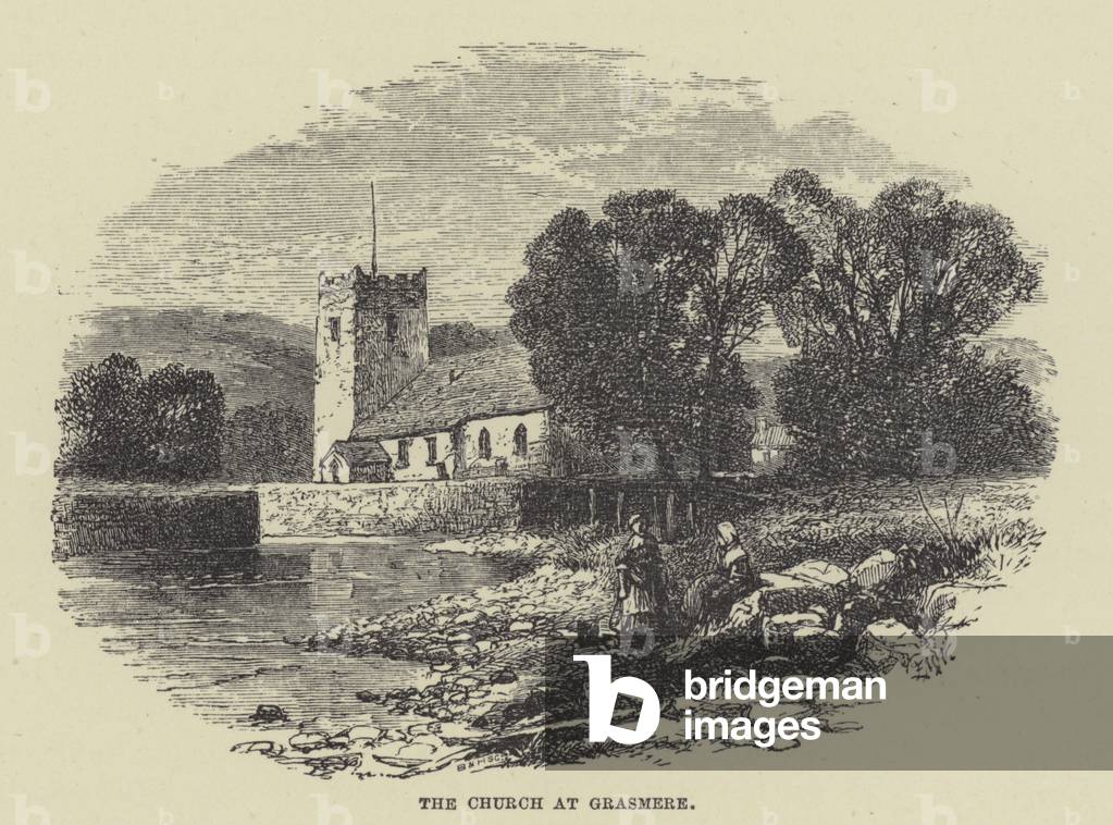 The church at Grasmere (engraving)