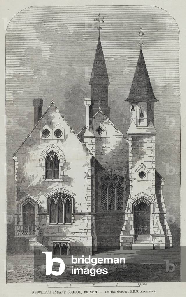 Redcliffe Infant School, Bristol (engraving)