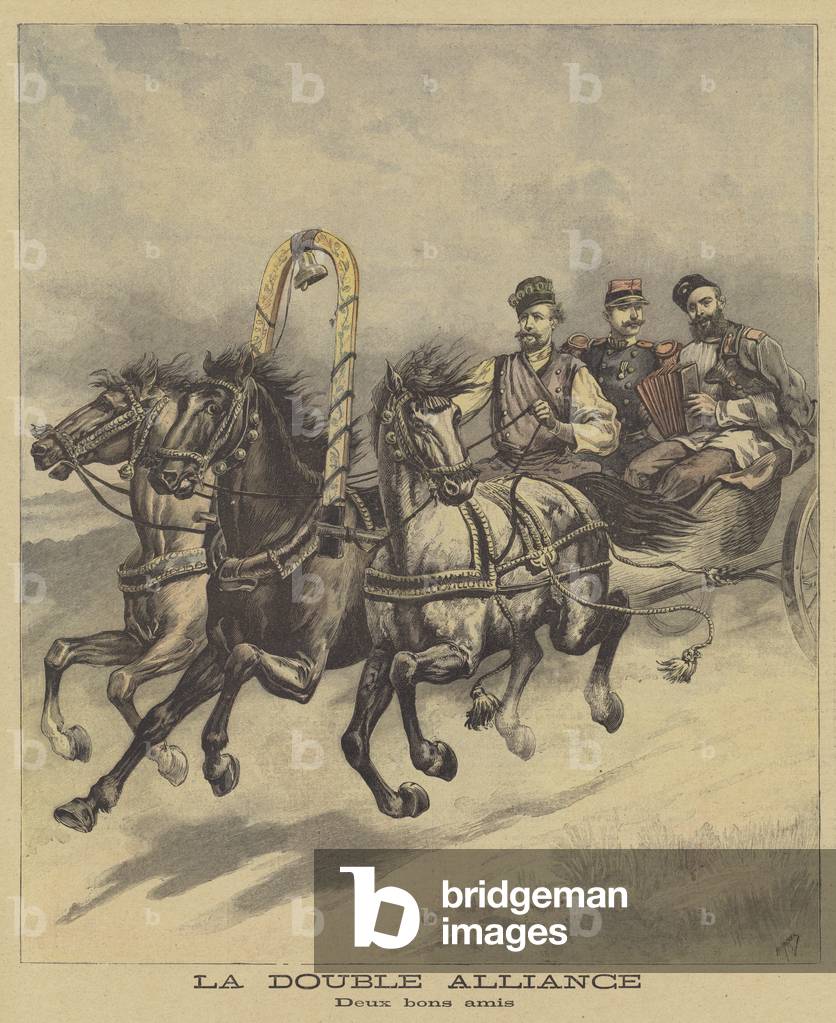 The Double Alliance (colour litho)