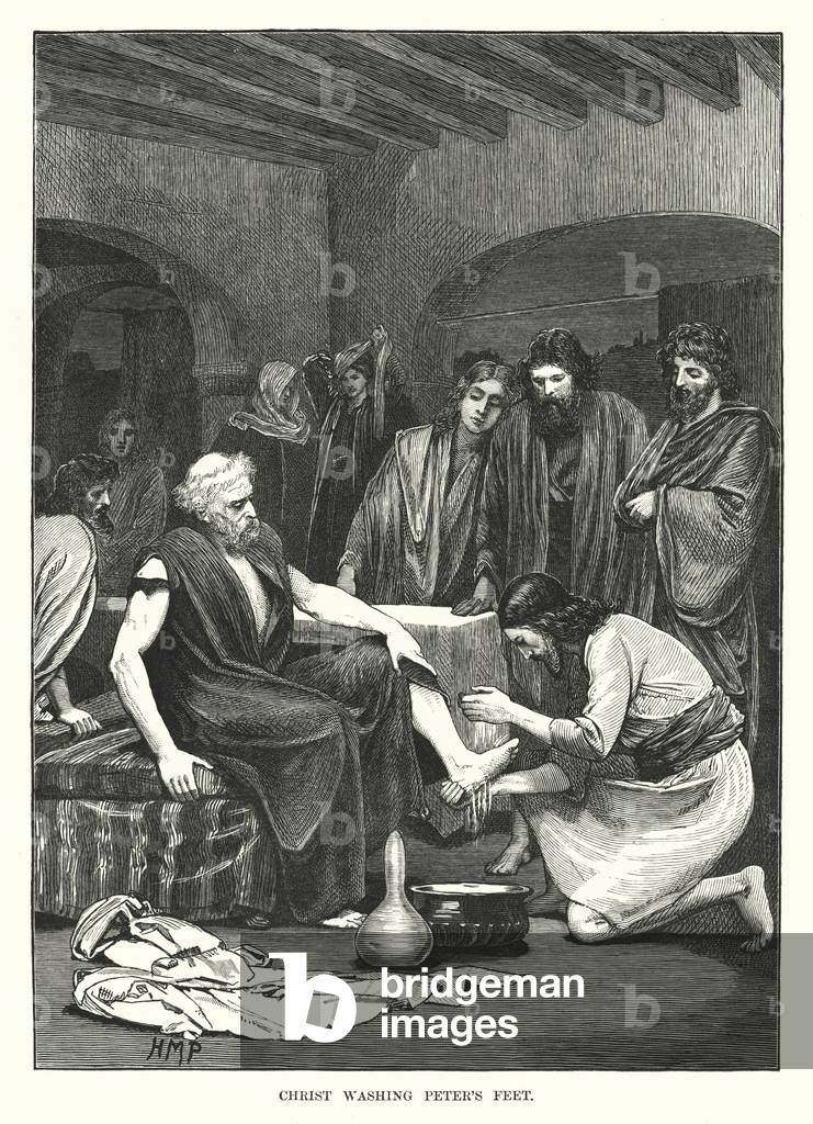 Christ washing Peter's Feet (engraving)