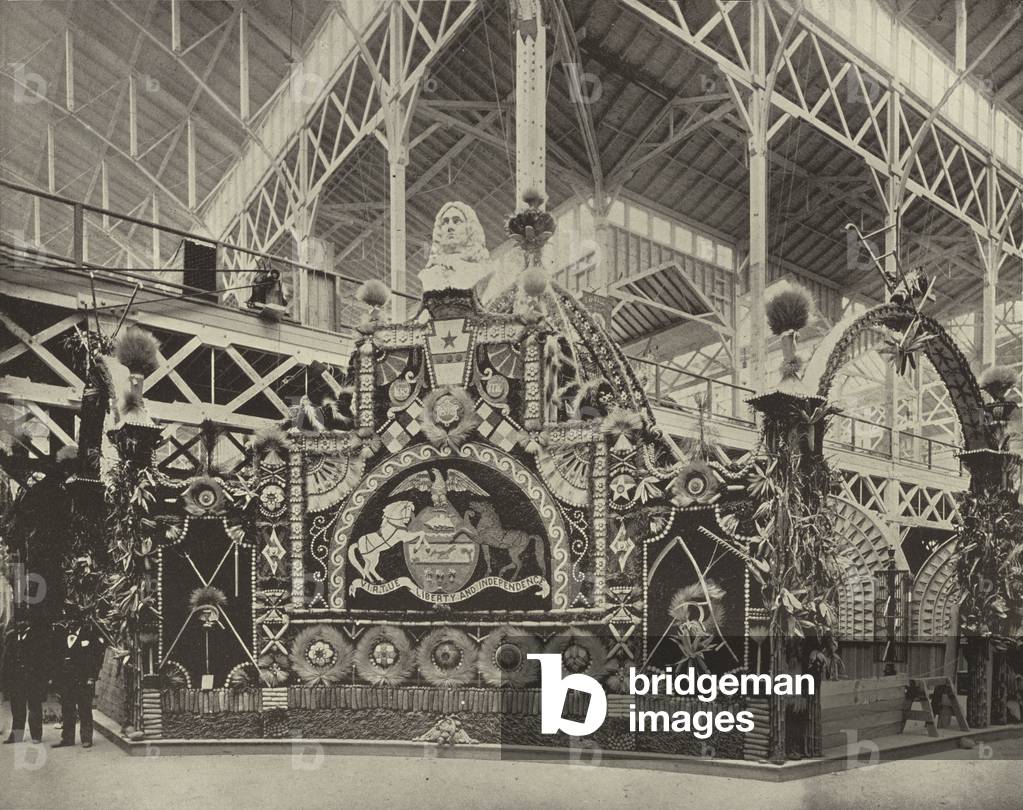 Pennsylvania's Pavilion in Agricultural Hall (b/w photo)