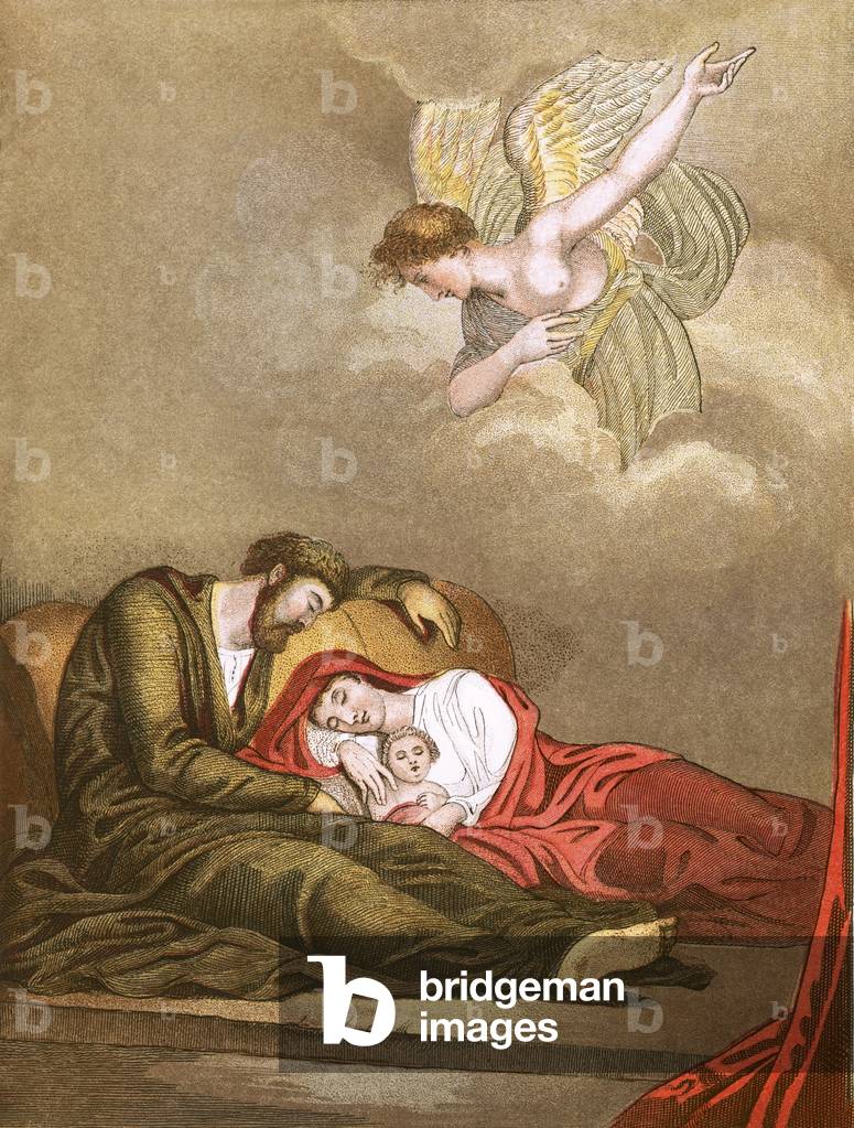 Giuseppe avvertì di volare in Egitto