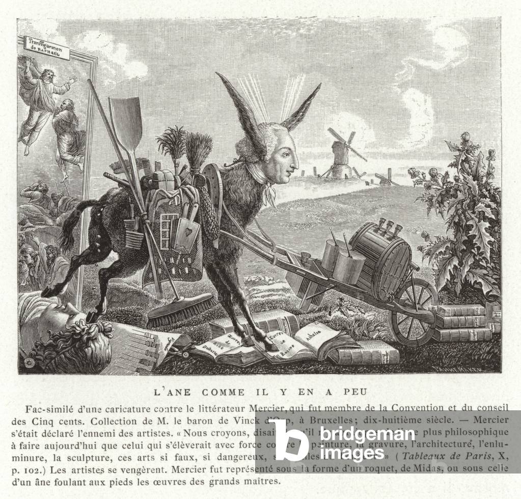 An ass the like of which there are few (engraving)