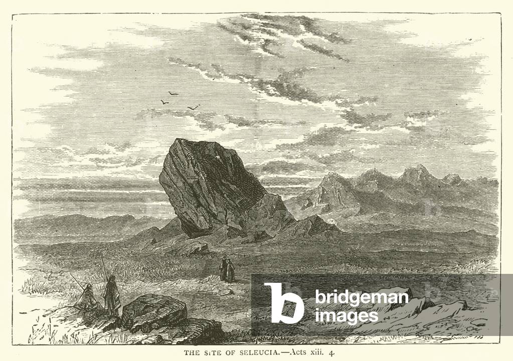 The Site of Seleucia, Acts, xiii, 4 (engraving)
