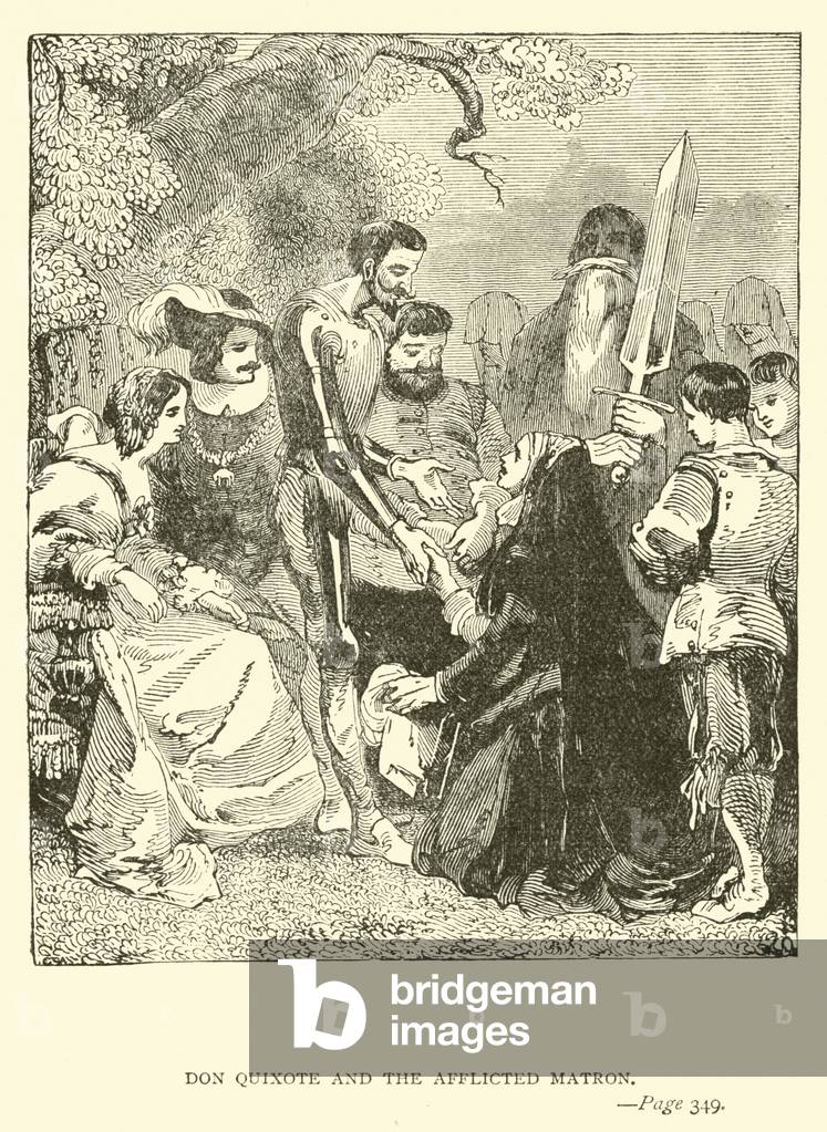 Don Quixote and the Afflicted Matron (engraving)