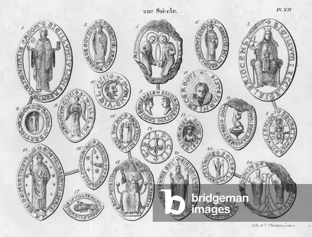 XIIIe Siecle (engraving)