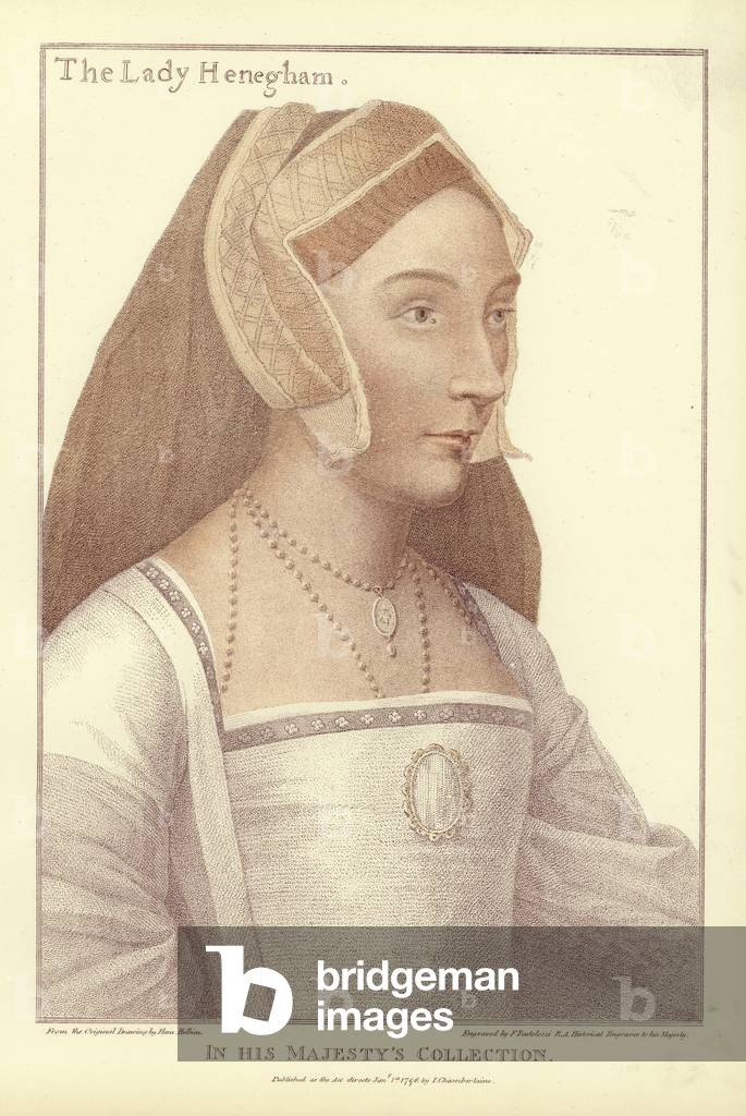 Mary, The Lady Henegham (aquatint)