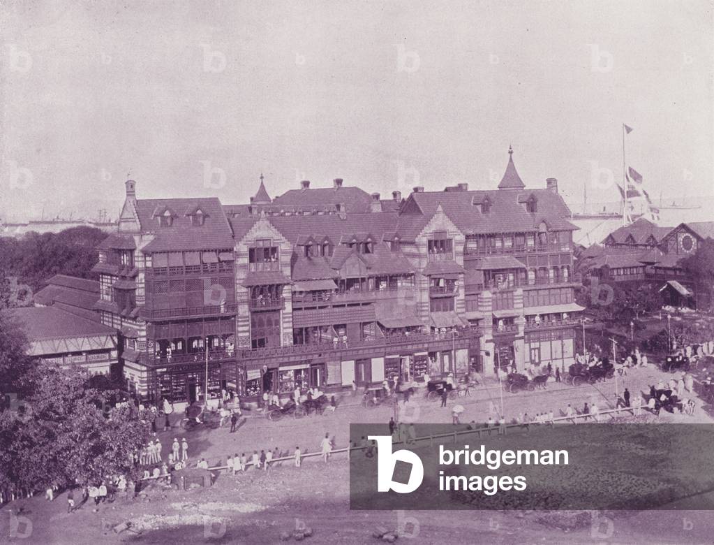Sirdar's Mansions, Bombay (b/w photo)