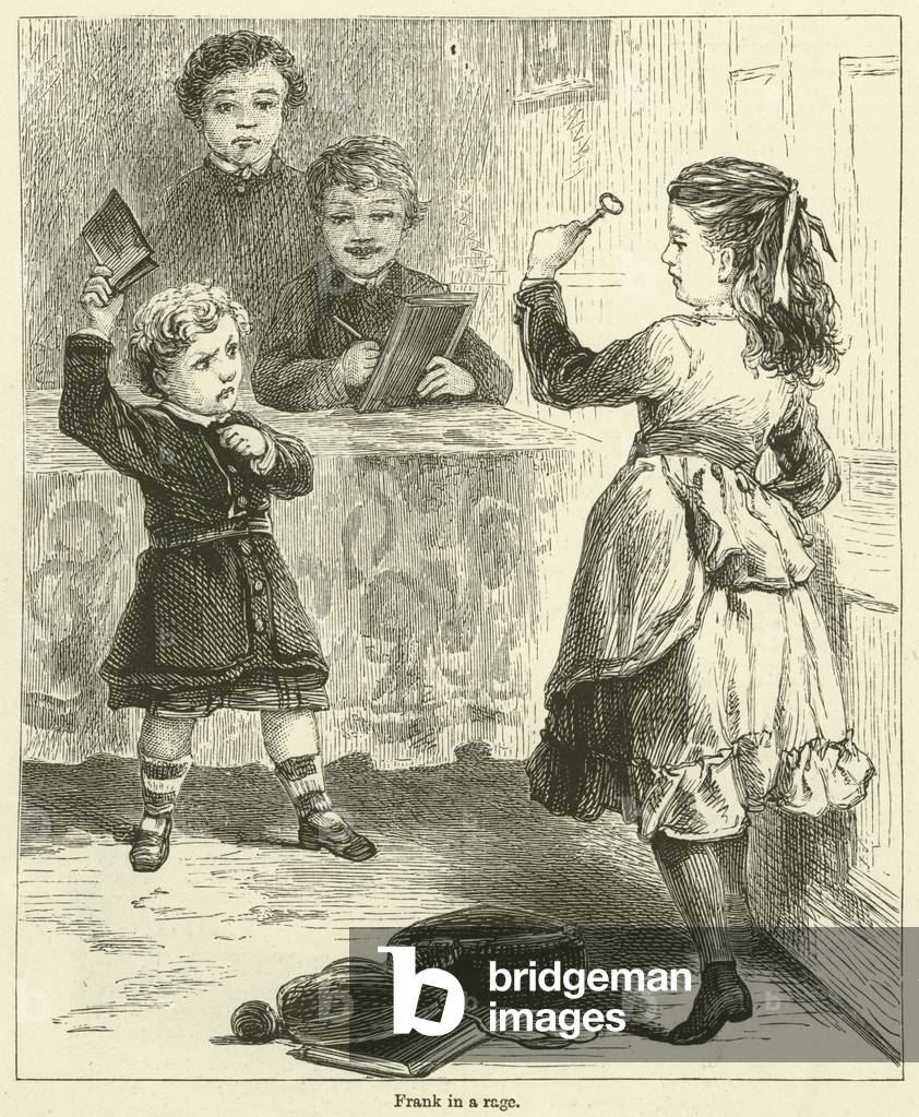 Frank in a rage (engraving)