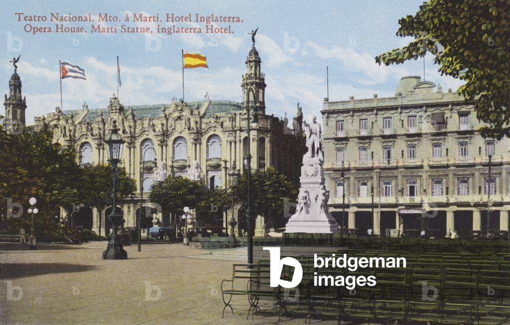 Havana, Cuba: Opera House, Marti Statue, Inglaterra Hotel (photo)