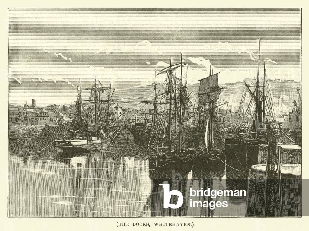 The Docks, Whitehaven (engraving)